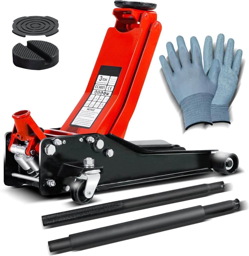 Test du cric hydraulique CCLIFE : performance et praticité