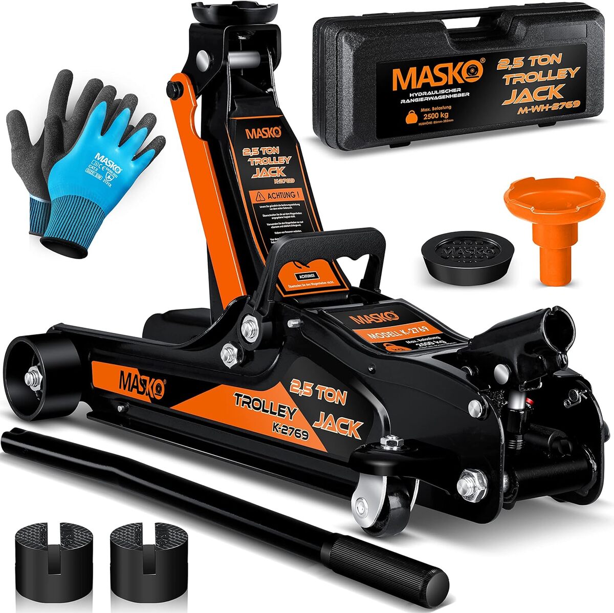 Test du cric hydraulique MASKO® : performance et maniabilité