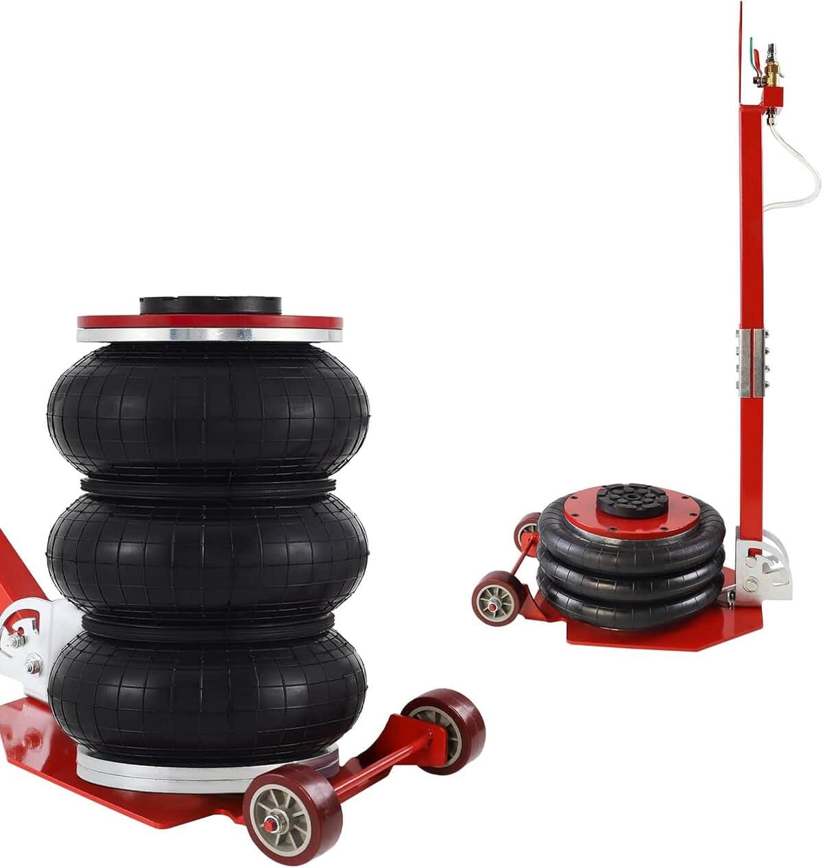 Test : cric pneumatique FIVMEN 3 tonnes avec poignée réglable