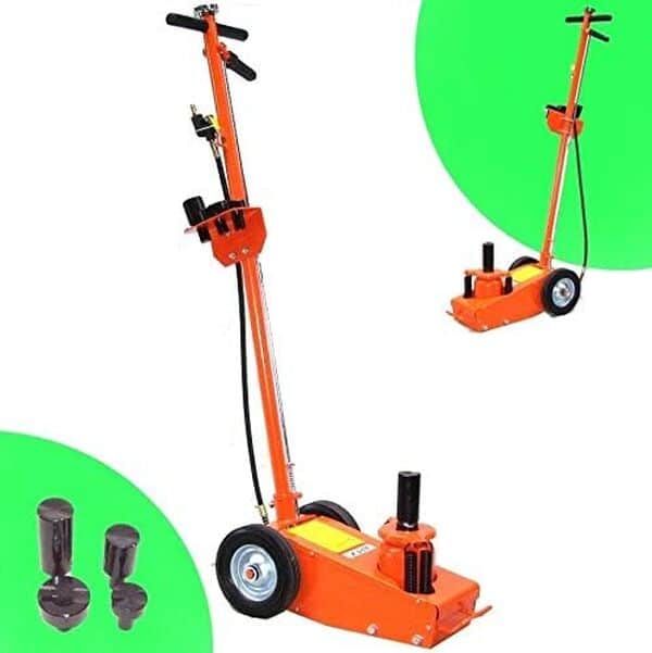 D&L Cric hydraulique 22 t 06156 Cric pneumatique mobile 22000 kg AWZ