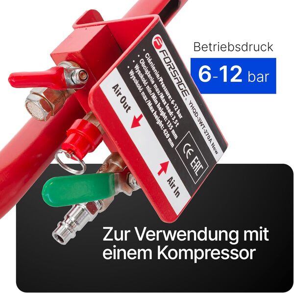 Cric pneumatique 3,5 t // Triple Bag Air Jack 3,5 T // Cric pneumatique 3,5 T // Cric pneumatique à triple sac