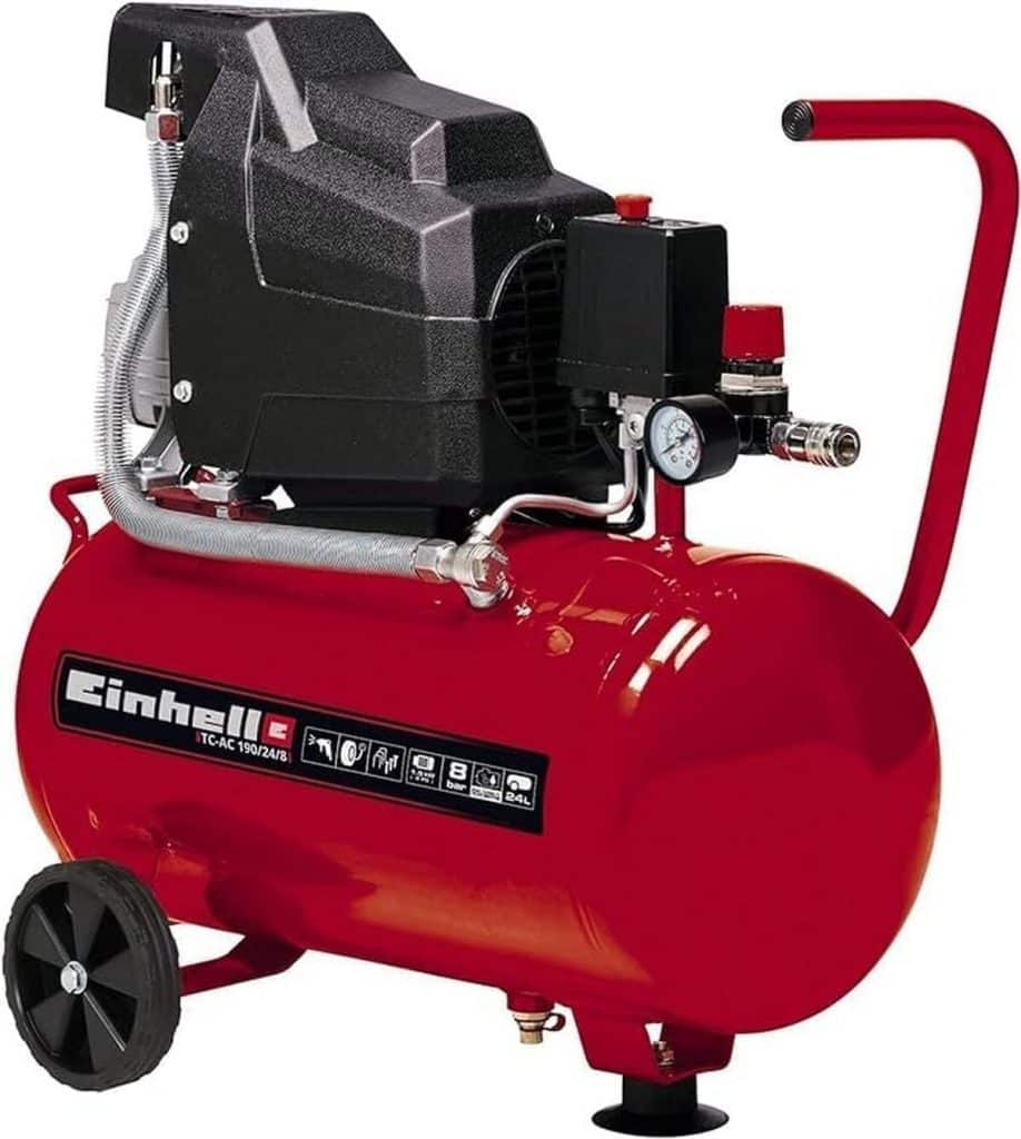 Test complet du compresseur Einhell TC-AC 190/24/8