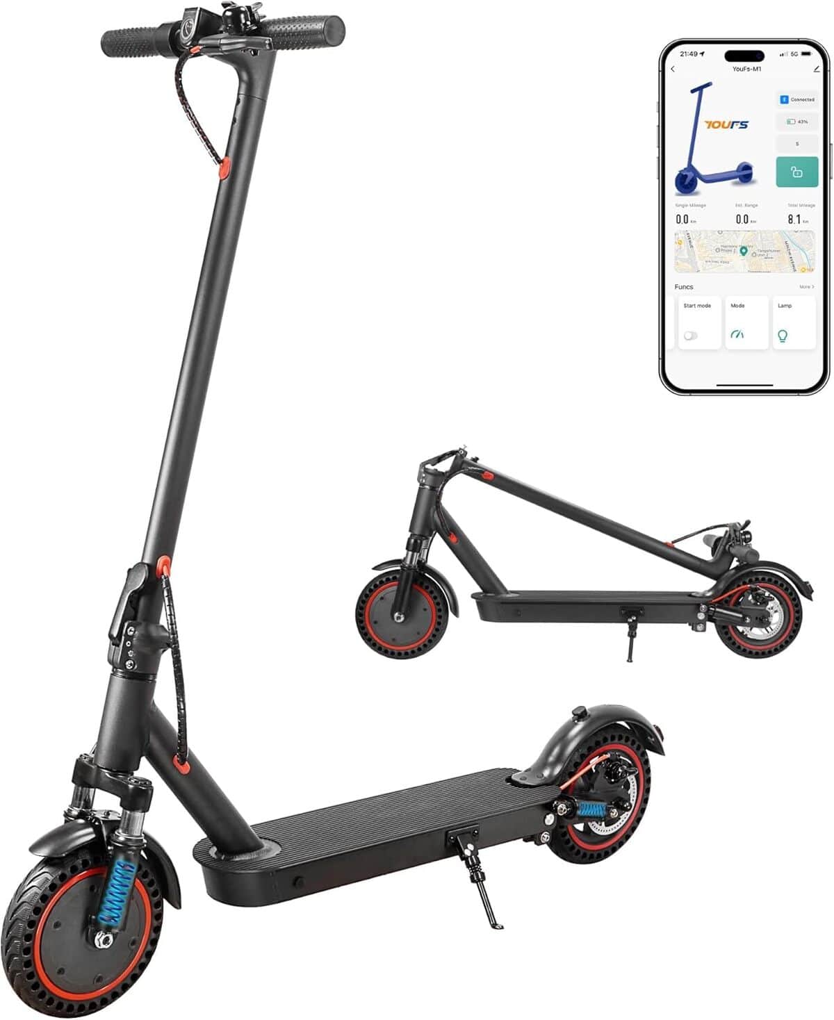 Test de la trottinette électrique avec double amortisseur : performance et confort au rendez-vous