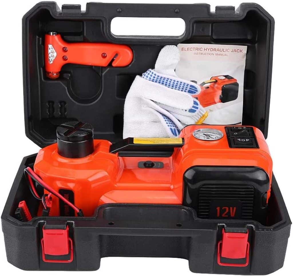 Test du cric électrique 5 T : l'outil de levage idéal pour le garage