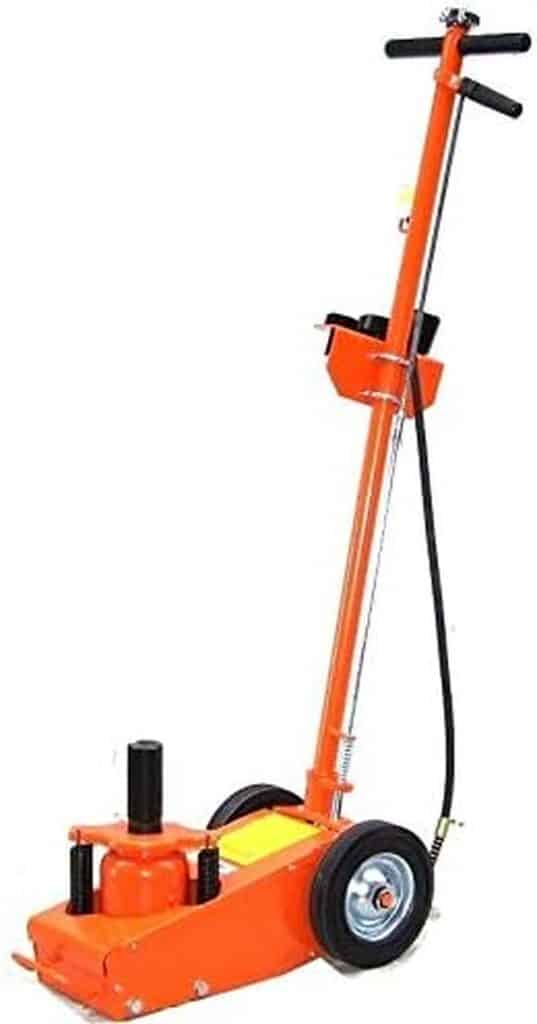 Test du cric hydraulique D&L 22 t AWZ : puissance et mobilité