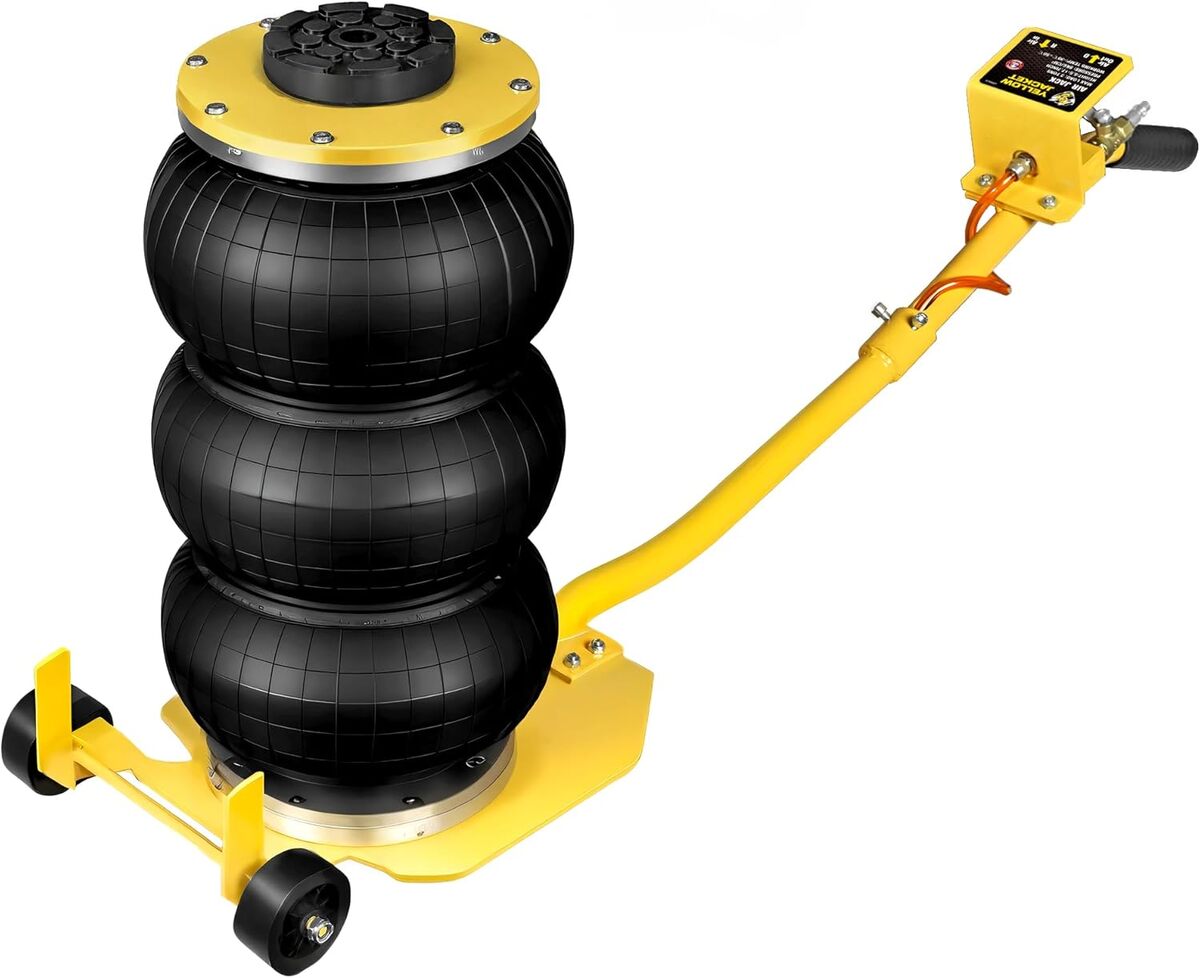 Test du cric pneumatique Yellow Jacket 3 tonnes