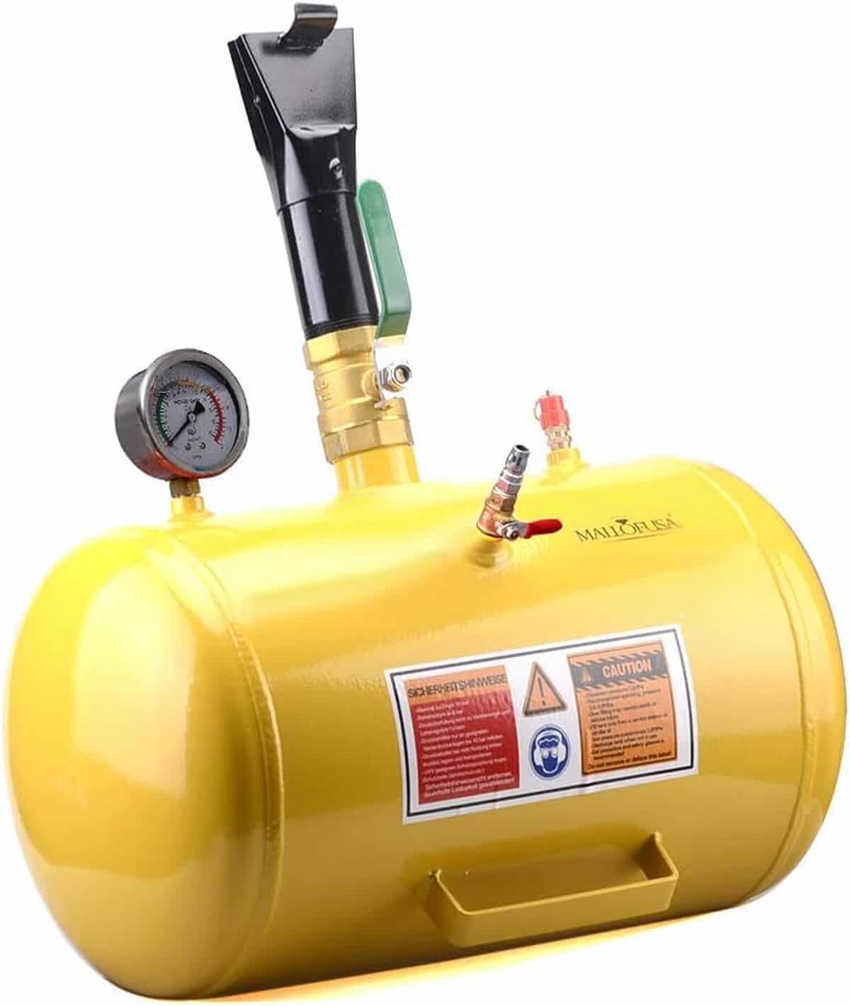 Test du gonfleur de pneu Mallofusa 5 gallons : performance robuste