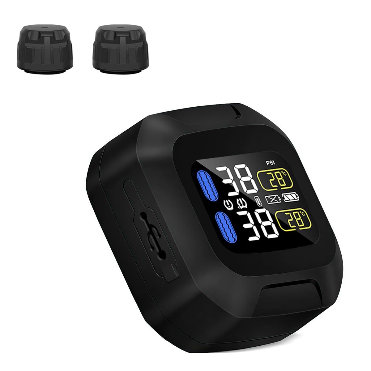 Test du système de surveillance sans fil OBEST TPMS pour motos