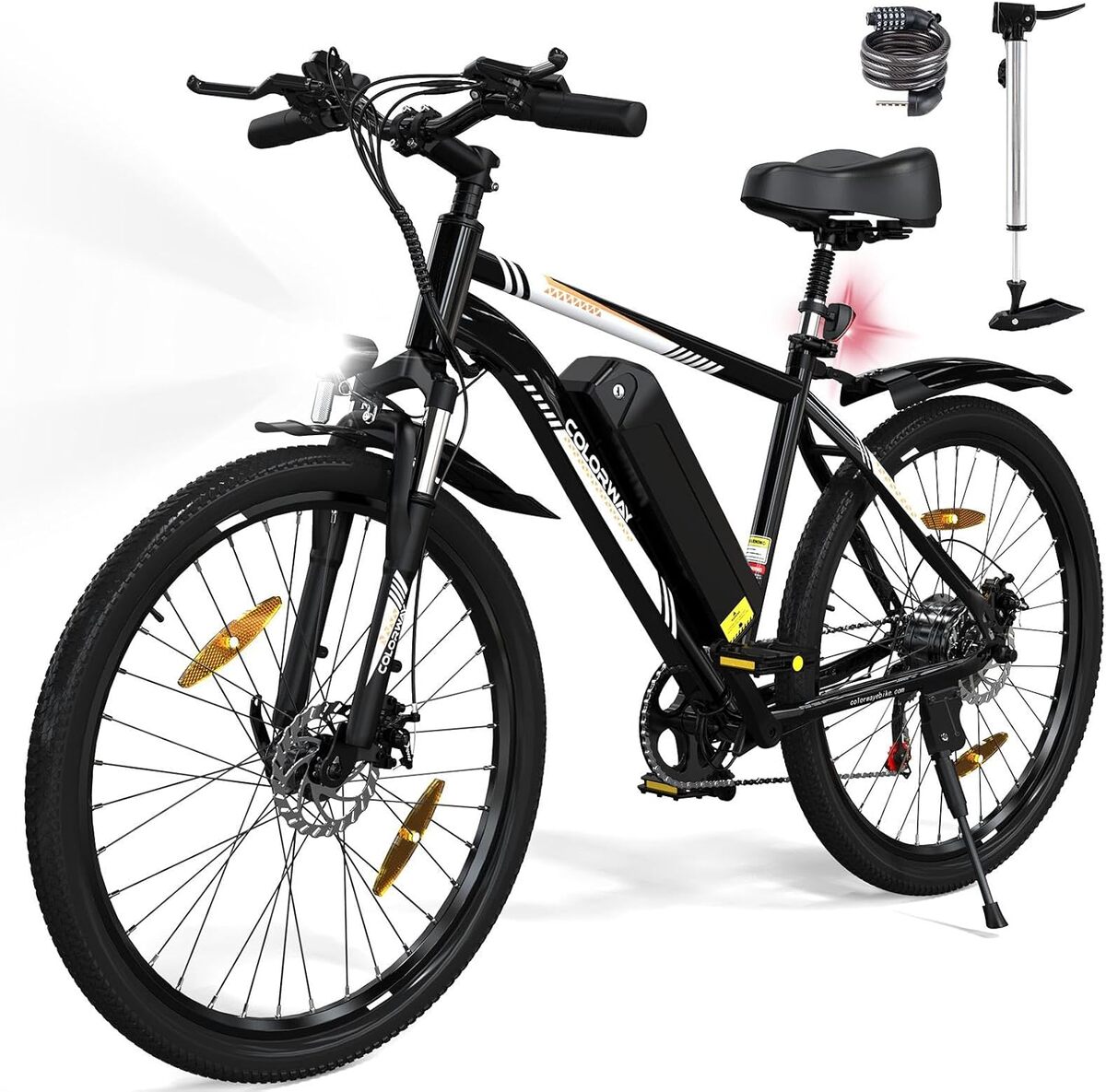 Test du vélo électrique Colorway : performance en montagne et batterie amovible
