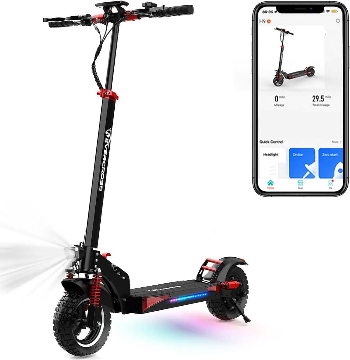 Test : trottinette électrique Evercross, puissance et endurance au rendez-vous