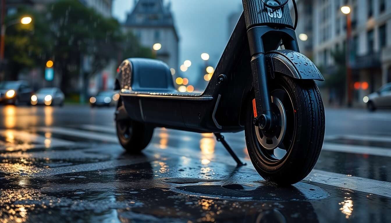 &eacute;valuer l'&eacute;tanch&eacute;it&eacute; de votre trottinette