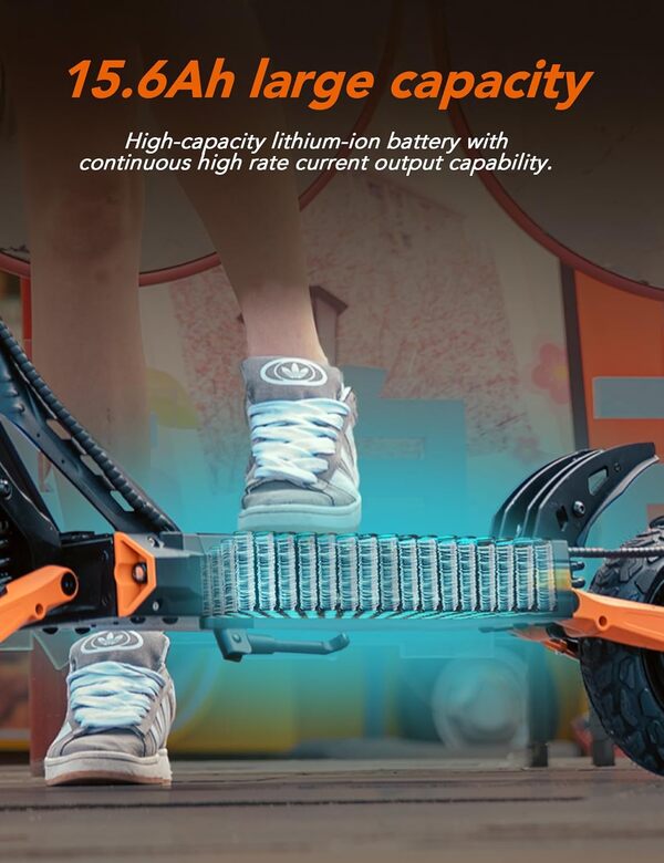 Trottinette Électrique Adultes Kukirin G2 Pro, Autonomie 58 Km & Double Système Freinage, GrâCe à Un Moteur 600W (Peak 1000W) Pneus Tout-Terrain 9 Pouces, Trottinette Électrique Pliable Écran LCD HD