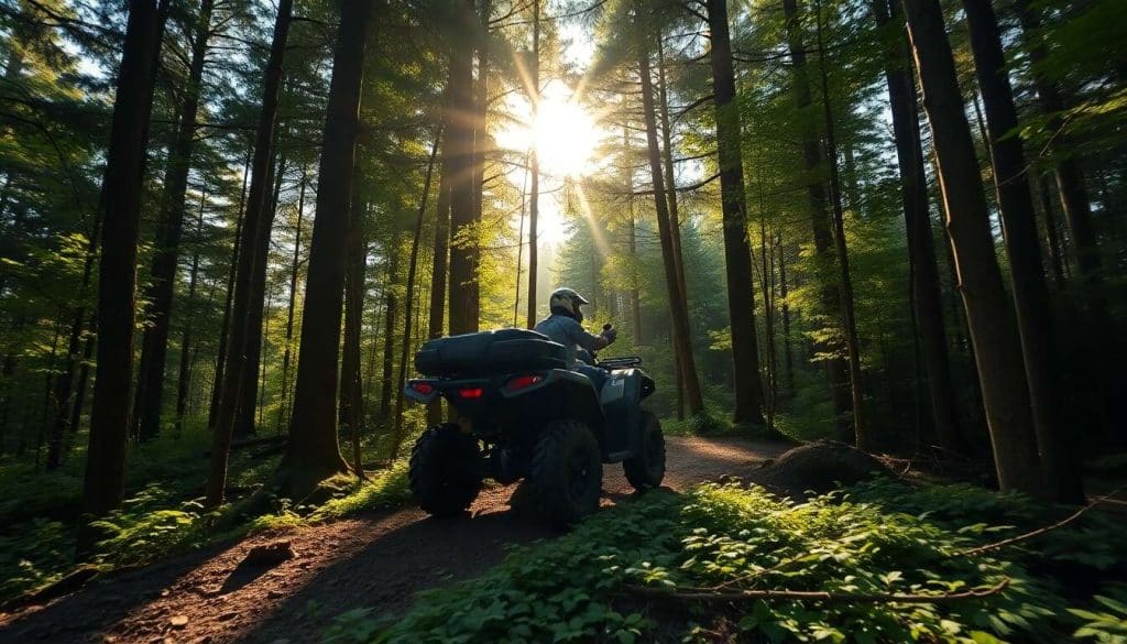 Modèles tout terrain : test dans la forêt et sentiers battus sécurisés
