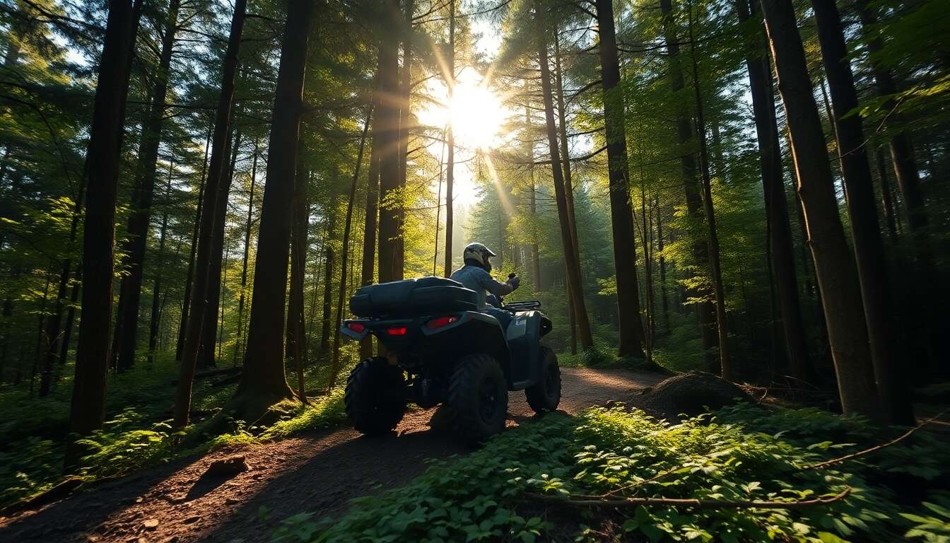 Modèles tout terrain : test dans la forêt et sentiers battus sécurisés