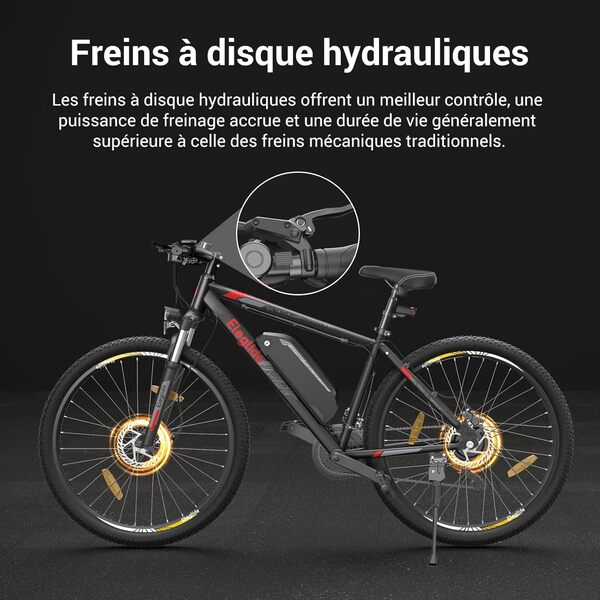 Eleglide Mopride 2 Vélo électrique Homme Femme, VTT électrique 27.5''/29