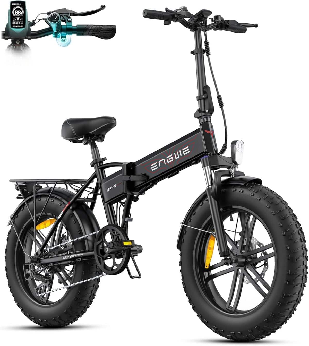 Test du vélo électrique pliable ENGWE 20" : performance tout-terrain