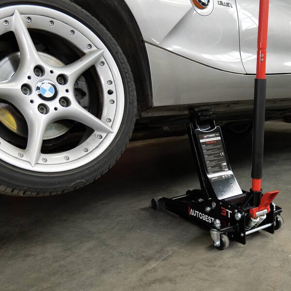 Cric pro hydraulique 3T surbaissé 75 à 500mm