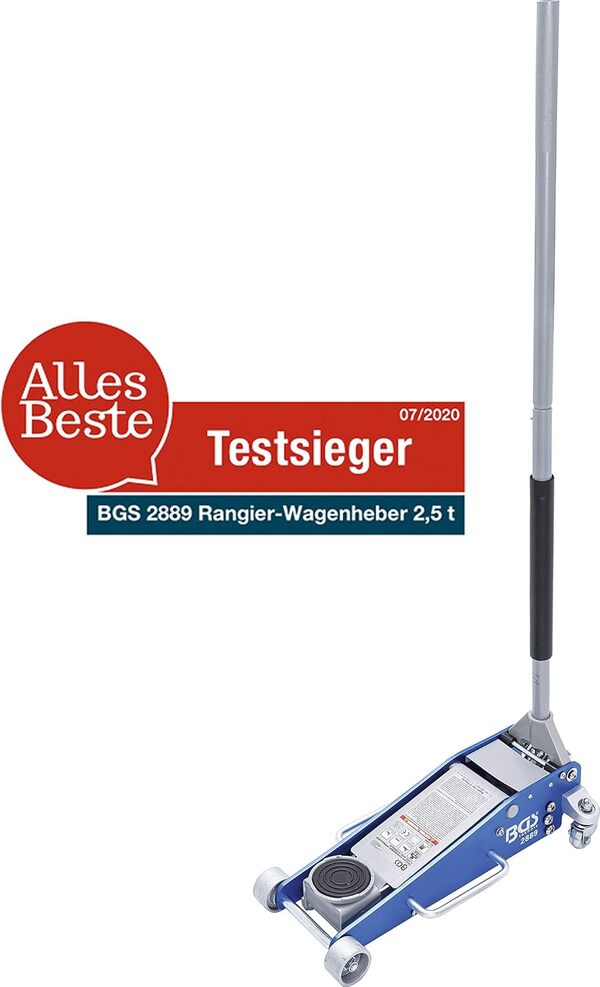 BGS 2889 | Cric rouleur | hydraulique | construction aluminium-acier | 2,5 t