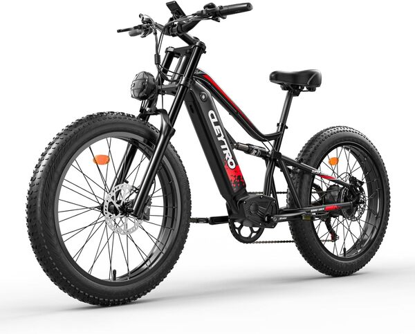 Lohang Vélo électrique pour Adultes, VTT 26 Pouces, Batterie 52 V 19/21 Ah, autonomie jusqu'à 40-90 km, Moteur Unique/Double, Double amortisseurs, 7 Vitesses, vélo électrique de Plage et de Neige