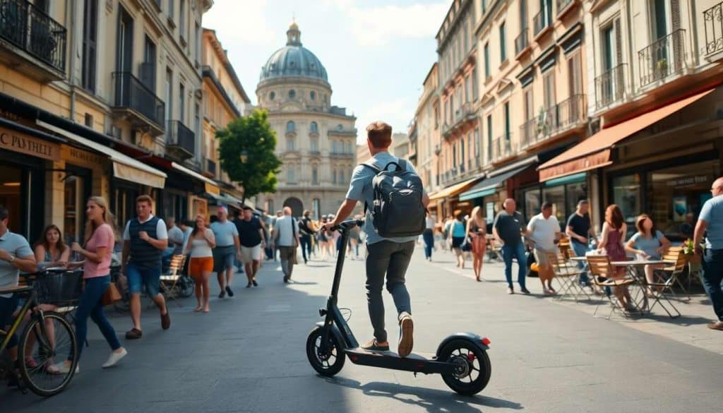 Impact touristique : partir léger avec une trottinette en vacances ?