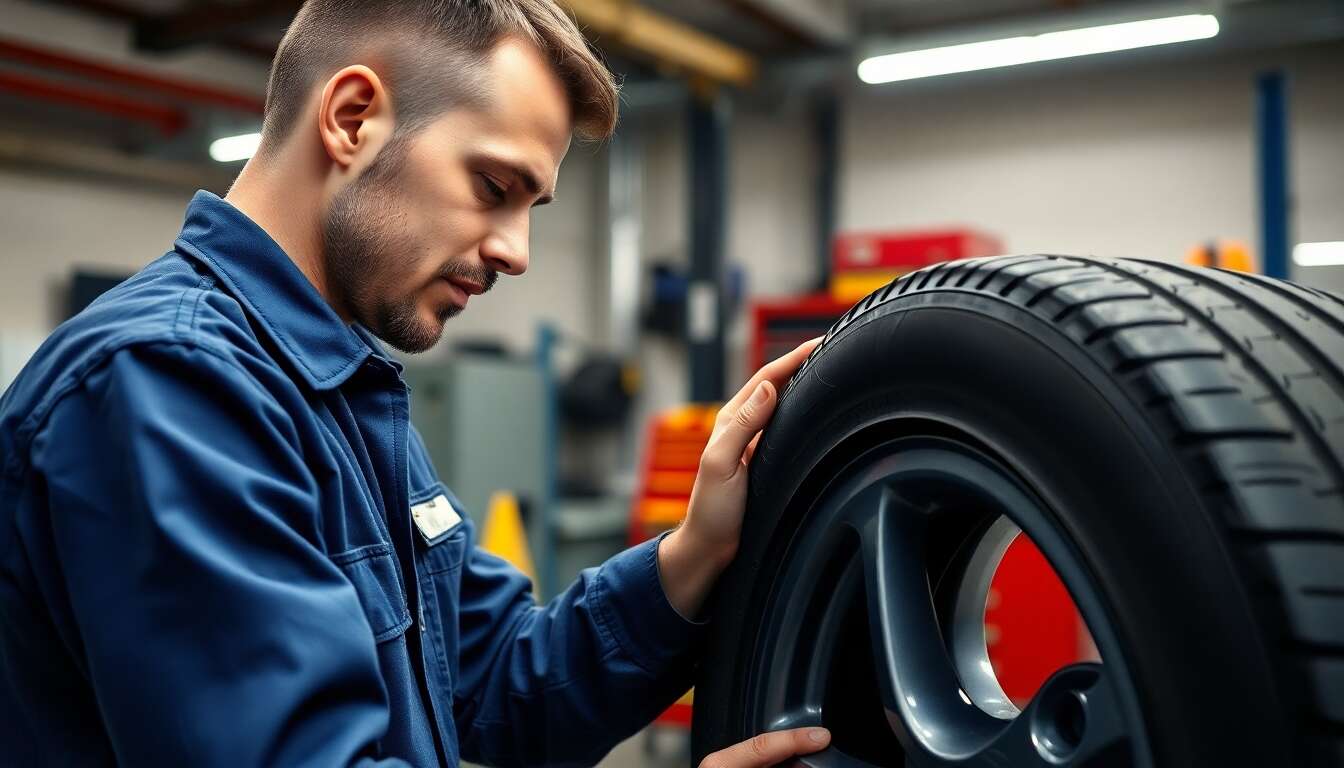 V&eacute;rification de l'&eacute;tat et de la compatibilit&eacute; des pneus