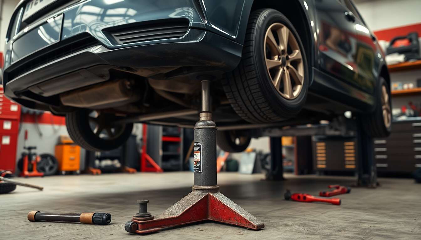 Pr&eacute;cautions lors de la lev&eacute;e du v&eacute;hicule