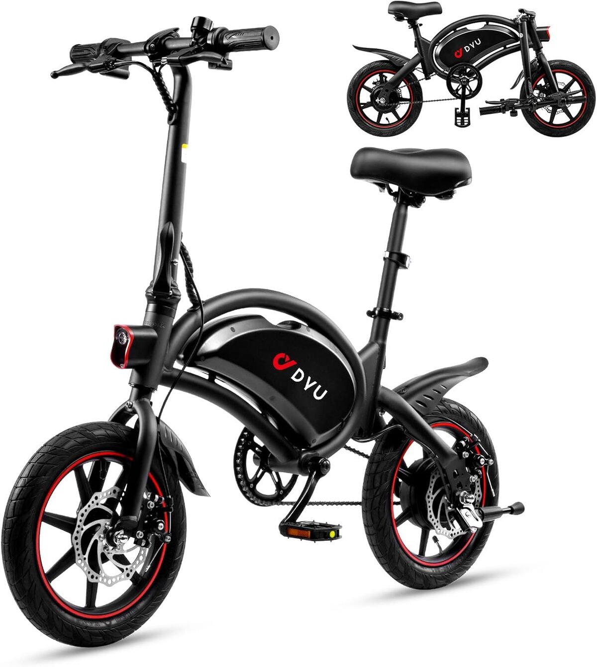 Test du vélo électrique pliable DYU D3F 10AH : pratique et portable