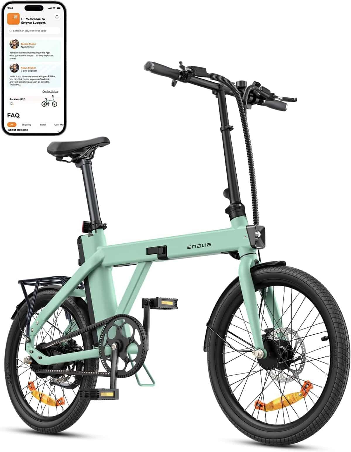 Test du vélo électrique pliable ENGWE P20 : performance et praticité