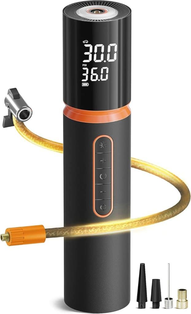 Test : gonfleur de pneu sans fil 150 PSI 20 000 mAh