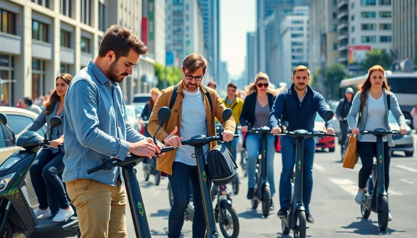 Les types d'accidents fr&eacute;quents impliquant une trottinette