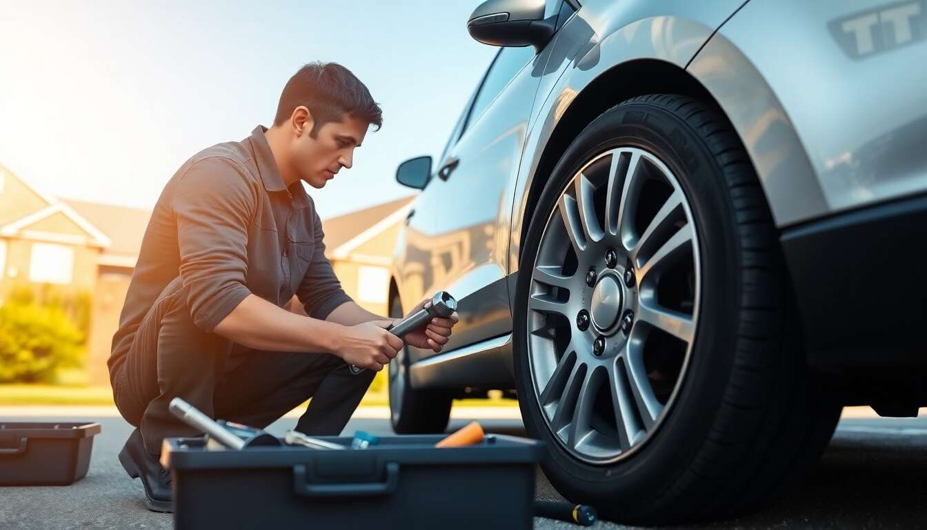 Les outils indispensables pour changer un pneu