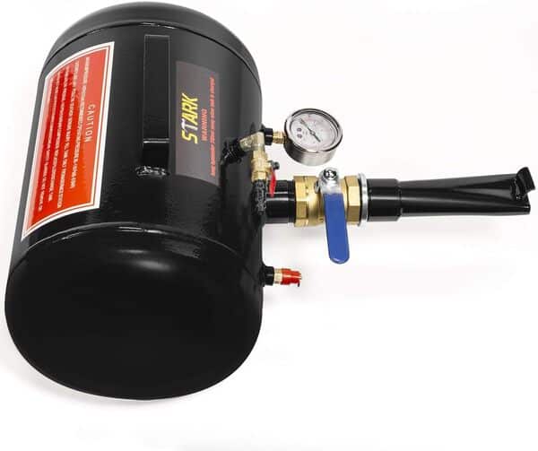 XtremepowerUS Gonfleur de siège de pneu avec poignée, noir, 5 gallons