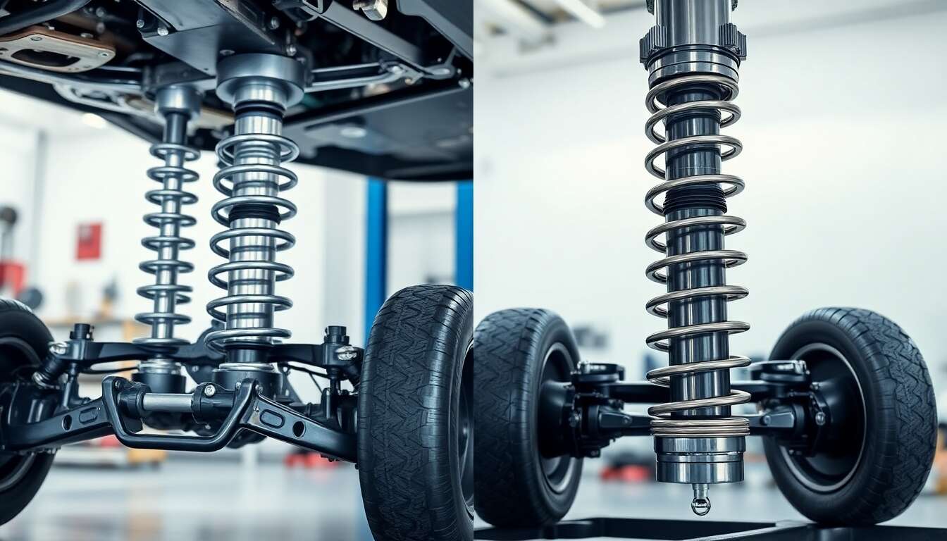 Les types de suspensions : avantages et inconv&eacute;nients des syst&egrave;mes rigides et amortisseurs