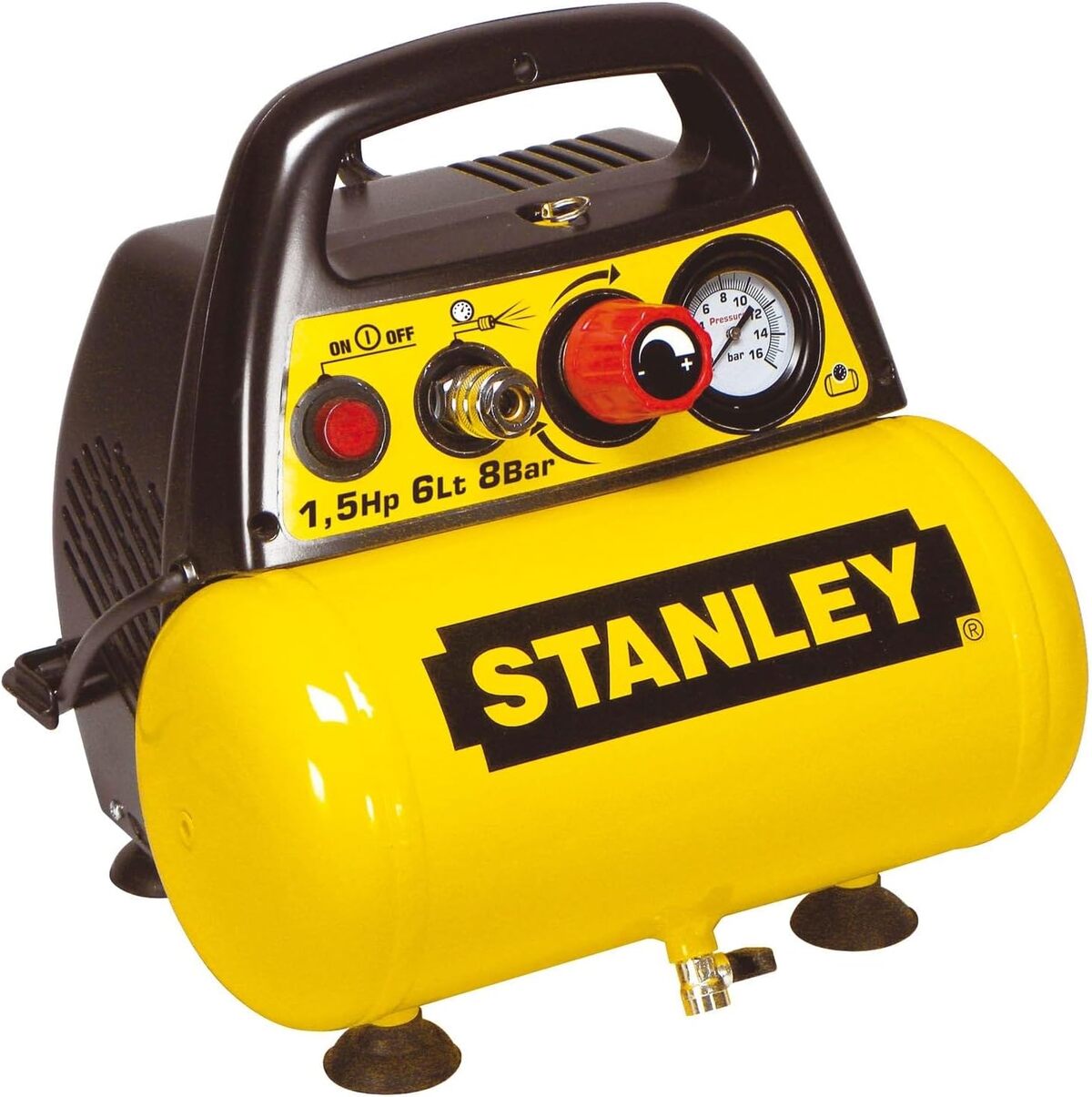 Test du compresseur Stanley DN200/8/6 : performance et accessoires