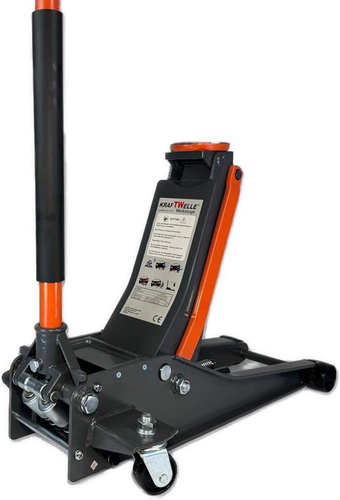 Test du cric hydraulique Kraftwelle 4T : puissance extra-plate