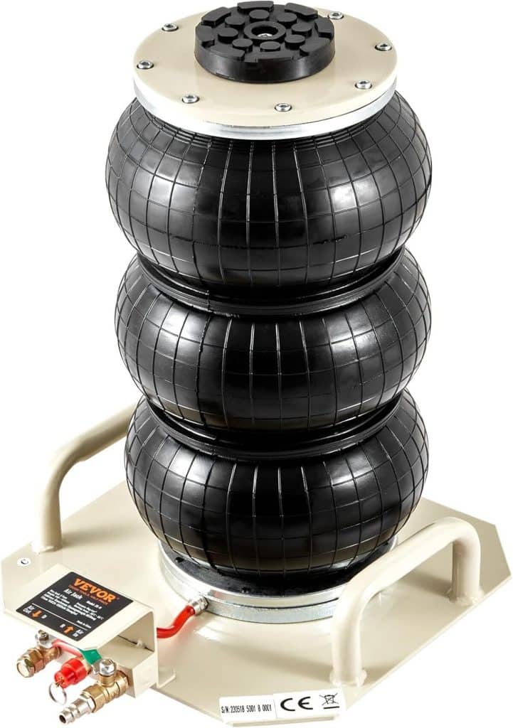 Test du cric pneumatique VEVOR : efficace et rapide