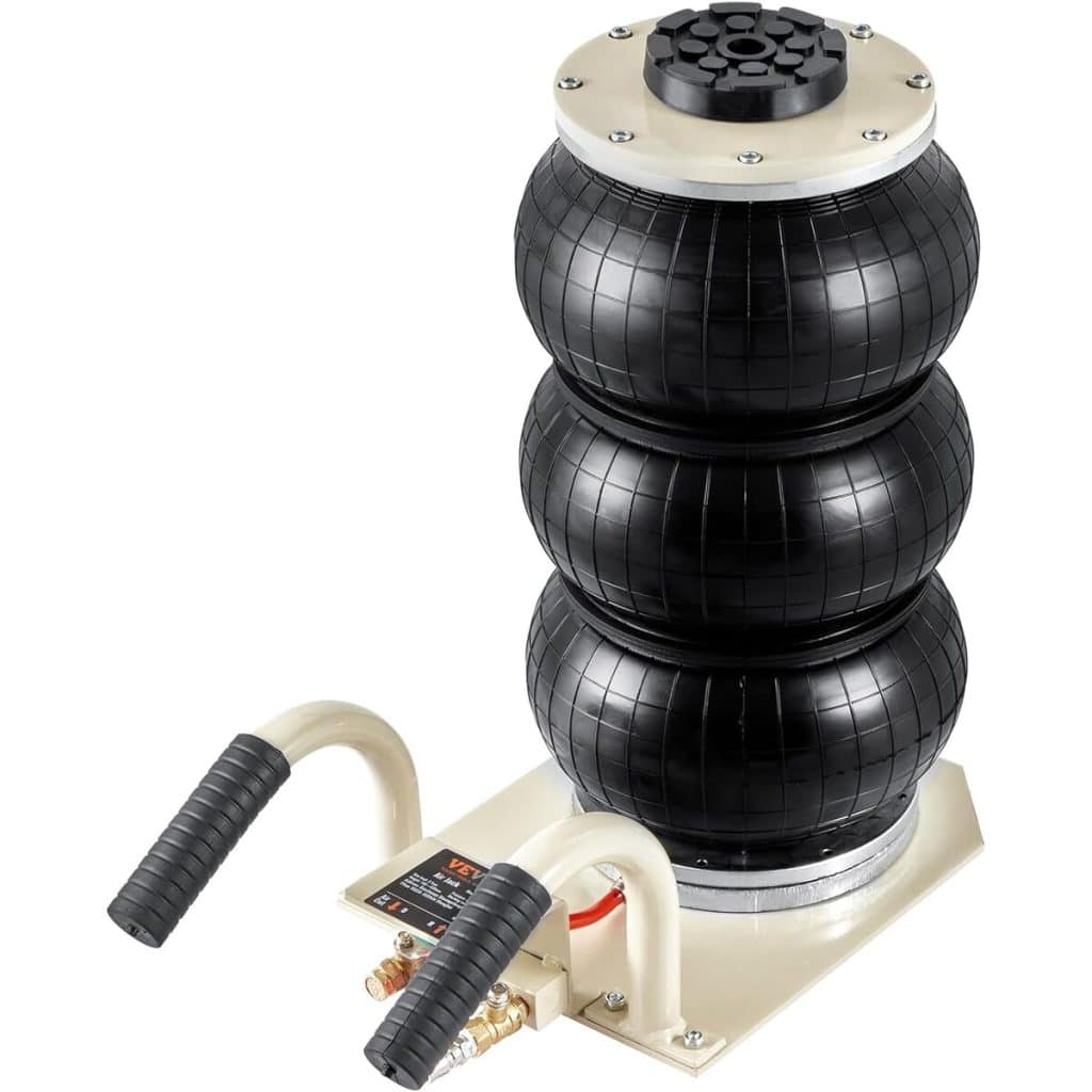 Test du cric pneumatique VEVOR : puissance et praticité pour votre atelier