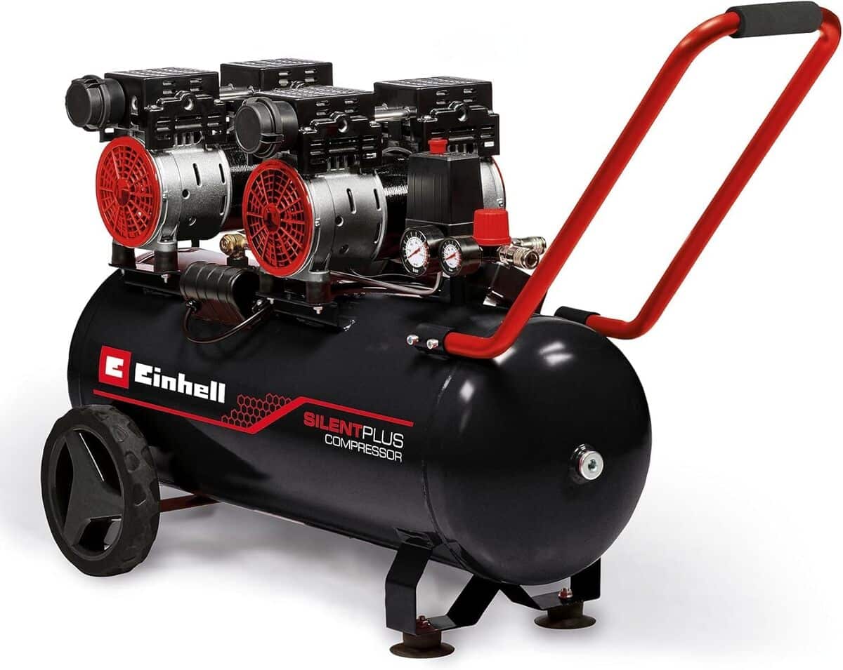 Test du compresseur silencieux Einhell TE-AC 270/50 : puissance et silence au rendez-vous