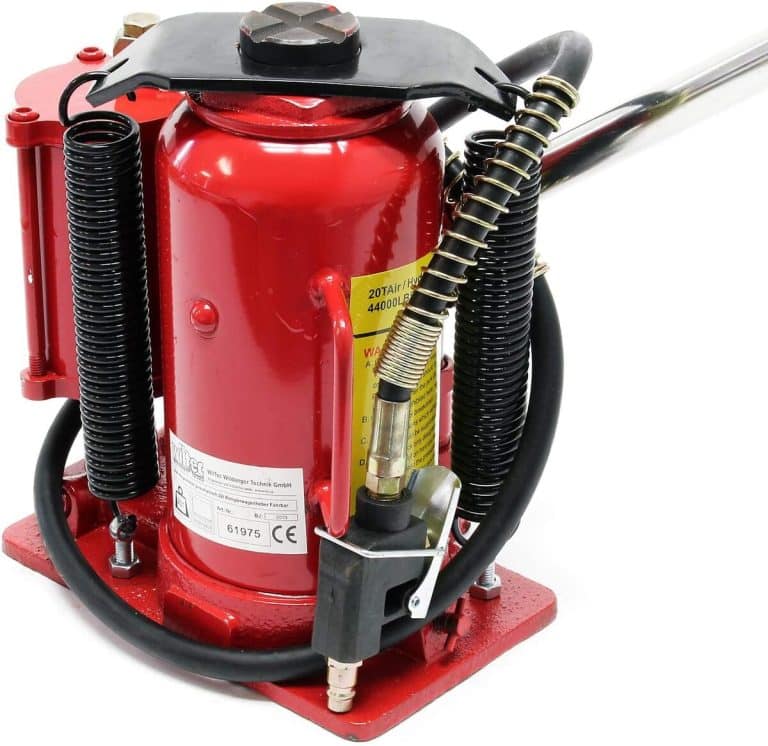 Cric Bouteille 20t Cric Hydraulique 20 Tonnes - Plaque Acier Durable, Base Antidérapante Stable Cric Plaque Acier Durable 205mm