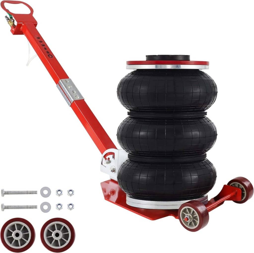 Test du cric pneumatique SUBTLETY 3T : efficacité pour SUV et camions