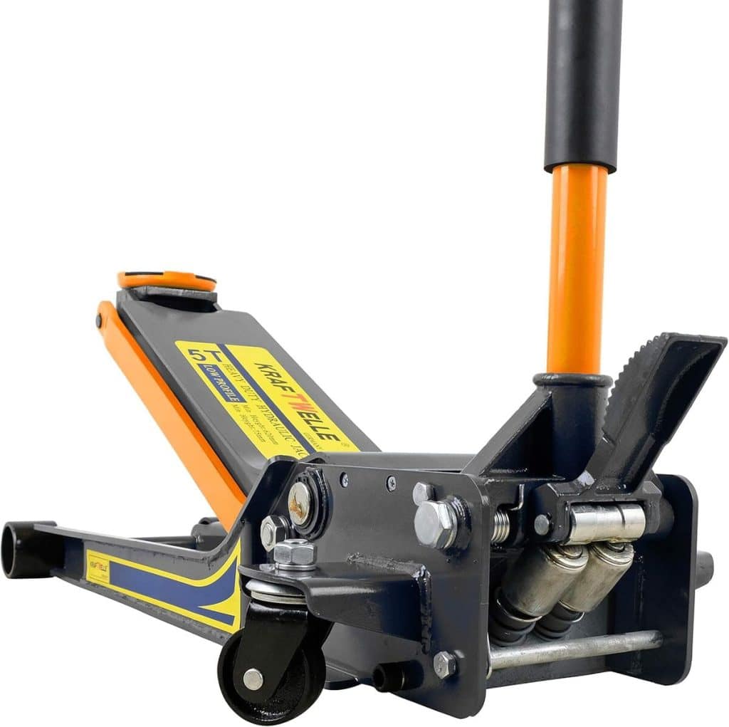 Test du cric professionnel KrafTWelle 5T : performance et robustesse