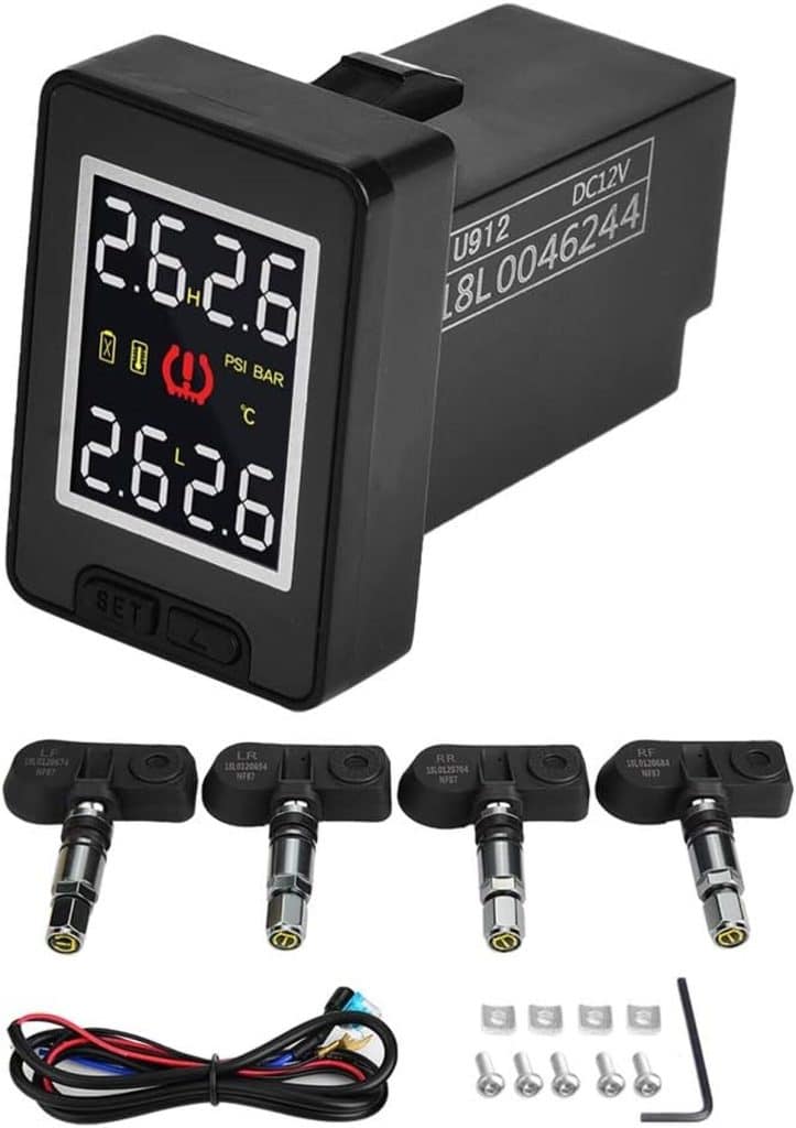 Test du système TPMS avec 4 capteurs internes