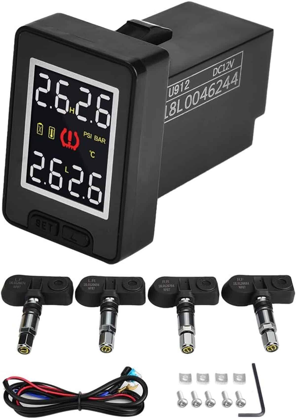 Test du système TPMS avec 4 capteurs internes