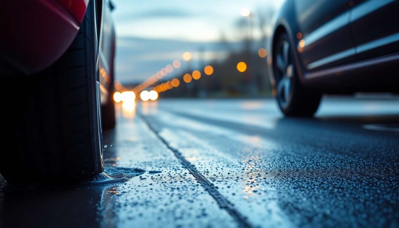 L'adh&eacute;rence et la distance de freinage : une combinaison cruciale