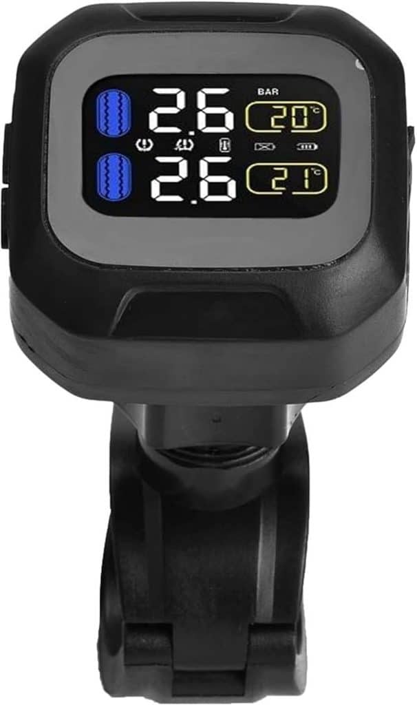 Test du capteur de pression sans fil KSTE pour moto : une surveillance efficace des pneus