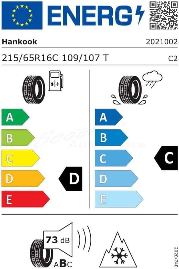 Hankook I Cept LV RW12 215/65R16 109/107T Pneu Hiver