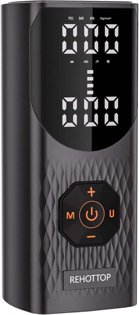 Test du gonfleur portable Rehottop : rapide et efficace pour vos pneus
