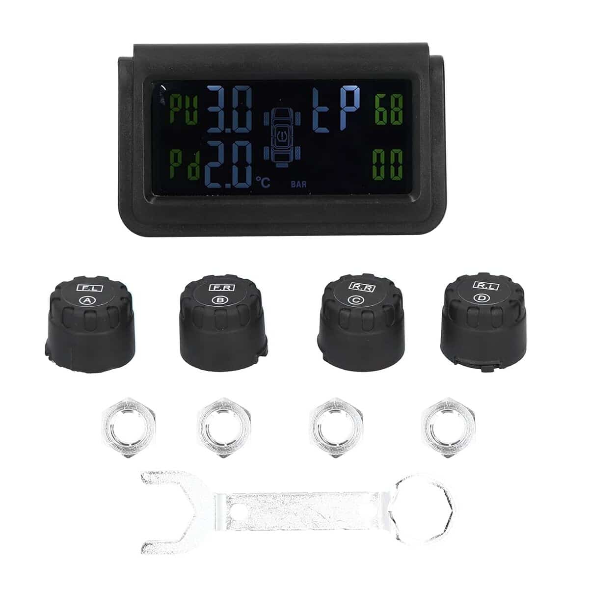 Test : tPMS solaire avec 4 capteurs pour pneus