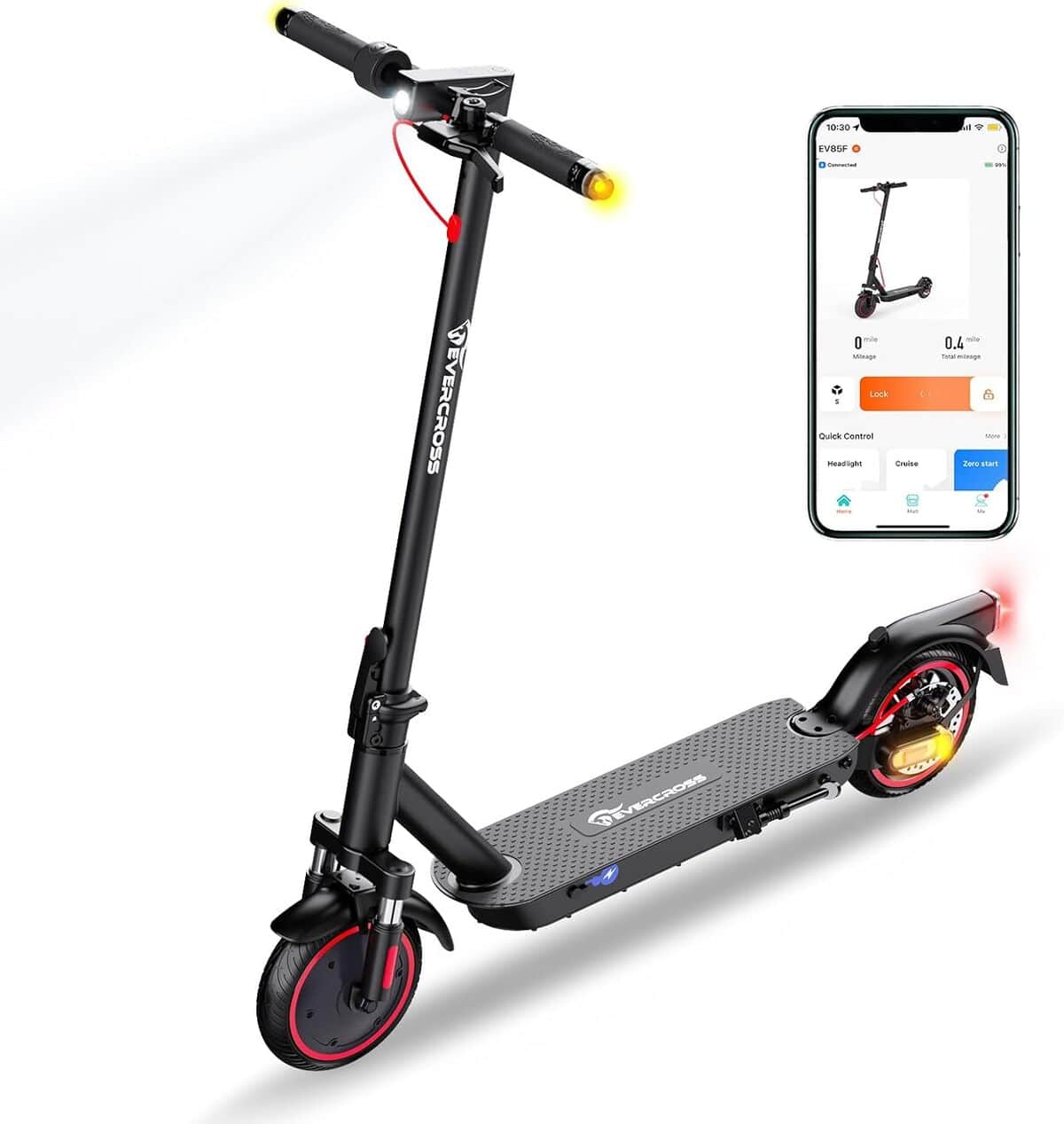 Test de la trottinette électrique Evercross EV85F : performance et praticité au rendez-vous