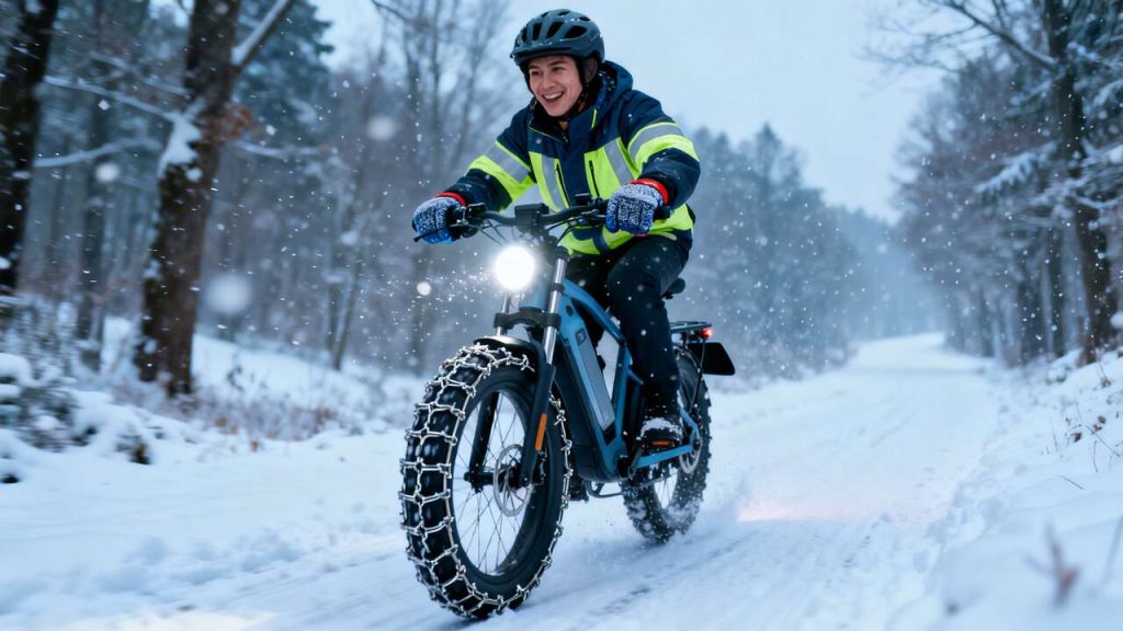 Accessoires essentiels pour vélo électrique en hiver